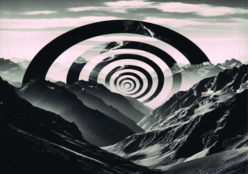 A visual meditation on focus, perception, and the pull of a central idea in a fragmented world.