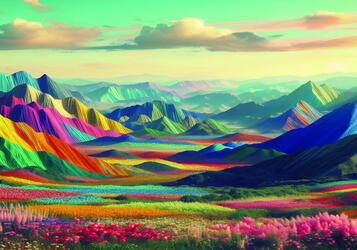 Nature is transformed into a flowing prism, capturing the emotional power of light at dawn or dusk. Price: 200,- DKK Poster in 50x70 cm (including exhibiting frame)